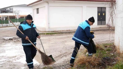 Battalgazi'de Kanalboyu ve Orduzu'da temizlik çalışması