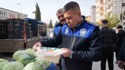 Battalgazi'de zabıta ekiplerinden yol güvenliği ve pazar denetimi