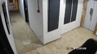 Elazığ'da güvenlik kameralarına zarar veren şahıs kameraya yakalandı