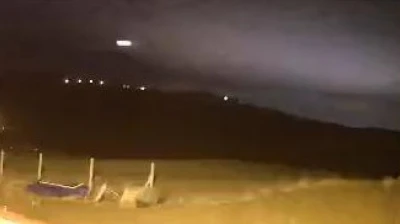 Elazığ'da meteorun düşme anı kameralara yansıdı
