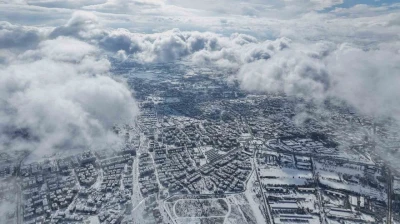 Elazığ'dan İzlanda ve Norveç'i hatırlatan kış manzaraları