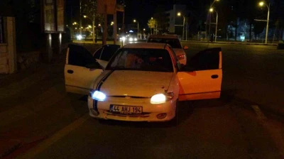 Malatya'da 'dur' ihtarına uymayan sürücü gözaltına alındı
