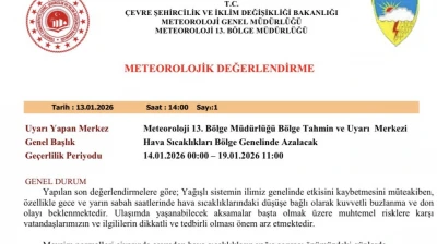 Meteorolojiden 5 il için buzlanma ve don uyarısı