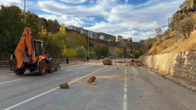Ovacık yolunda güvenlik çalışmaları başladı