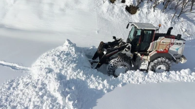Tunceli'de kar yağışı etkili oldu: 178 köy yolu kapandı