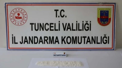 Tunceli'de metamfetamin operasyonu: 3 bin içimlik uyuşturucu ele geçirildi