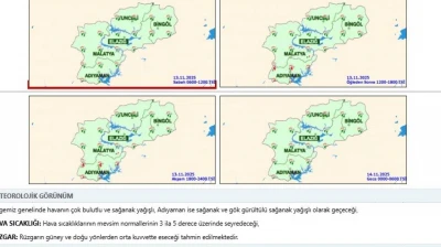 Tunceli'de sağanak yağış etkili oldu