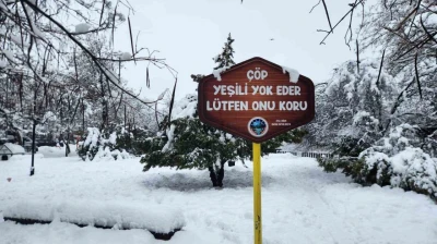 Tunceli'de yoğun kar yağışı etkili oldu