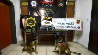 Tunceli merkezli 3 ilde uyuşturucu operasyonu: 23 kilo esrar ele geçirildi