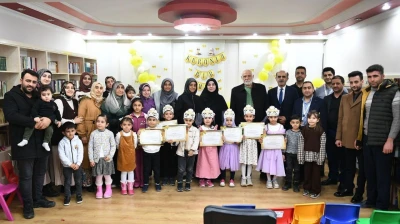 Yeşilyurt'ta minik yürekler Kur'an-ı Kerim'le buluştu