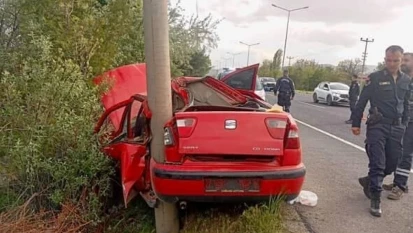 Elazığ'da trafik kazası: 2 yaralı