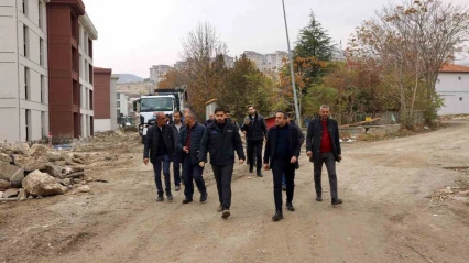 Başkan Ulutaş rezerv alanlarındaki çalışmaları inceledi