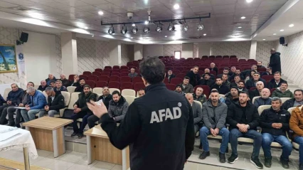 Elazığ'da çığ eğitimleri sürüyor