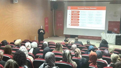 Elazığ'da kadına yönelik şiddetle mücadele eğitimi