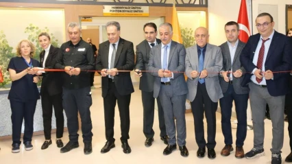 Kapasitesi büyütülen TÖTM hemodiyaliz ünitesi yeni yerinde hizmete açıldı