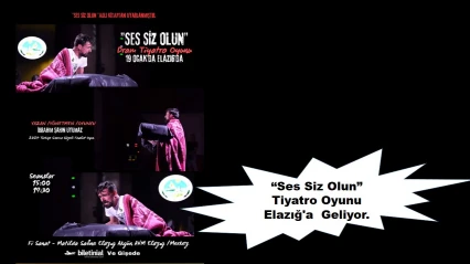 'Ses Siz Olun' Tiyatro Oyunu seyirciyle buluşuyor