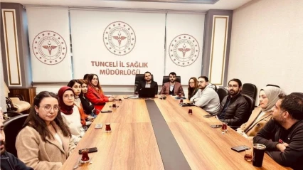 Tunceli'de sağlık çalışanlarına hizmet içi eğitim