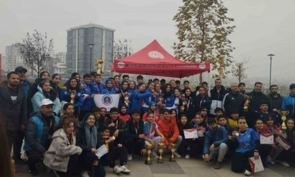 380 sporcu Okul Sporları Oryantiring Yarışması'nda ter döktü