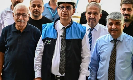 Başkan Geçit, Yeşil Yaşam Evleri inşaatını inceledi