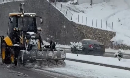 Darende'de kar alarmı