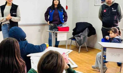 Elazığ'da çocuklara afet farkındalık eğitimi