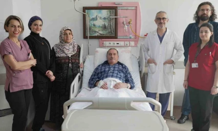 Malatya'da aort yırtığı kapalı yöntemle onarıldı