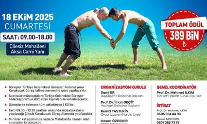 Pehlivanlar Malatya'da buluşacak