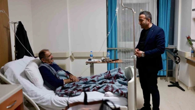 Akçadağ Belediye Başkanı Ulutaş'tan Hastane ziyareti