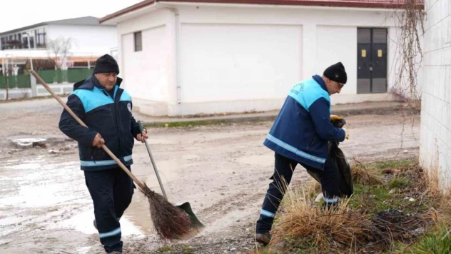 Battalgazi'de Kanalboyu ve Orduzu'da temizlik çalışması