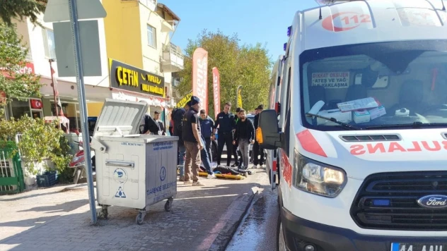 Darende otomobil ile motosiklet çarpıştı: 1 yaralı