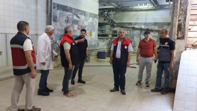Elazığ'da kırmızı et kesimhaneleri denetlendi