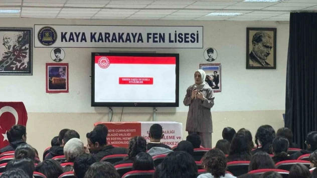 Elazığ'da öğrencilere, kadına yönelik şiddetle mücadele eğitimi