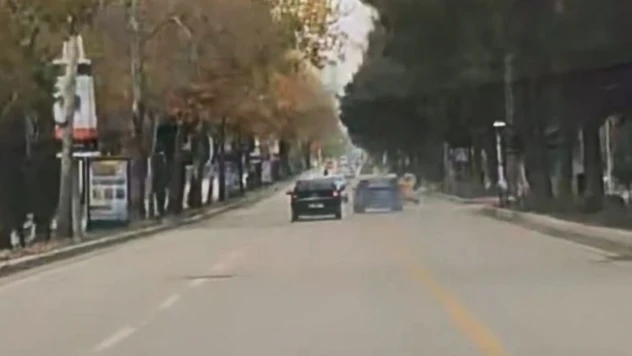 Elazığ'da trafikte makas atan sürücü kameraya yansıdı
