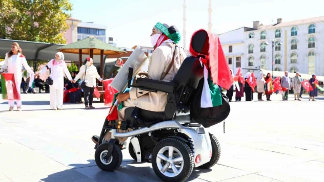 Elazığlı kadınlardan Gazze için sessiz çığlık