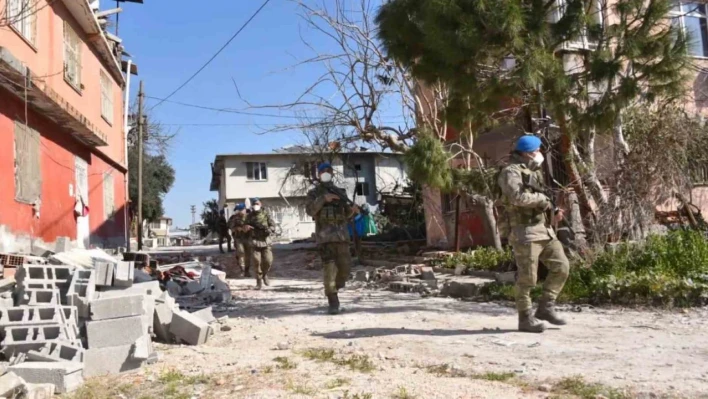 1'inci Komando Tugayı ve 2'nci Komando Tugayı Hatay'da asayiş görevini sürdürüyor