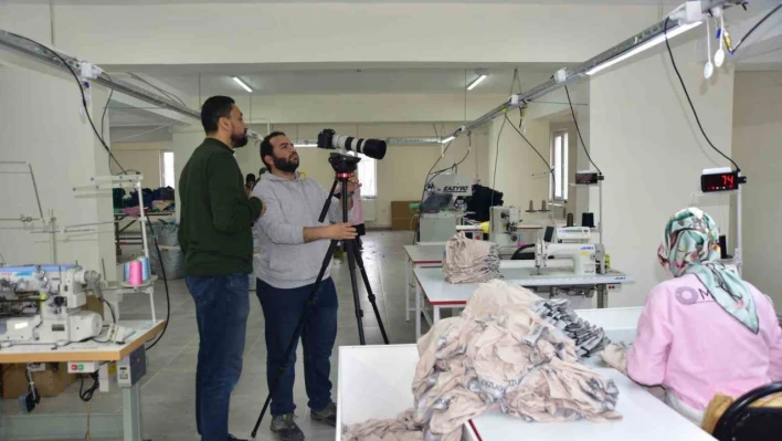 Ahlat'ta üretilen tekstil ürünleri yurt dışı pazarına açılıyor