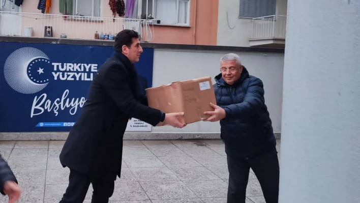 AK Parti Denizli, depremzedeler için seferber oldu