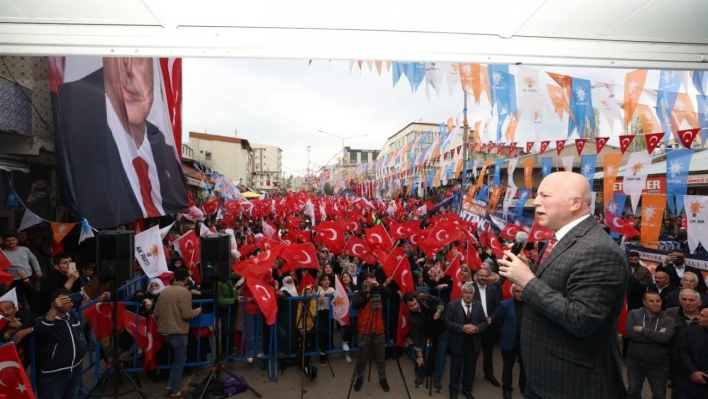 Ak Parti Horasan'da miting yaptı