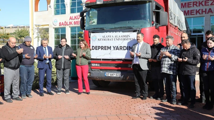 ALKÜ'den deprem bölgesine bir tırlık yardım