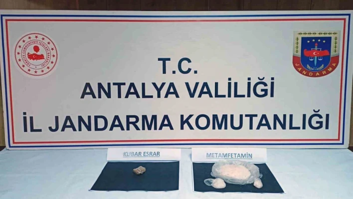 Antalya'da uyuşturucu madde ticareti yapan şüpheli yakalandı