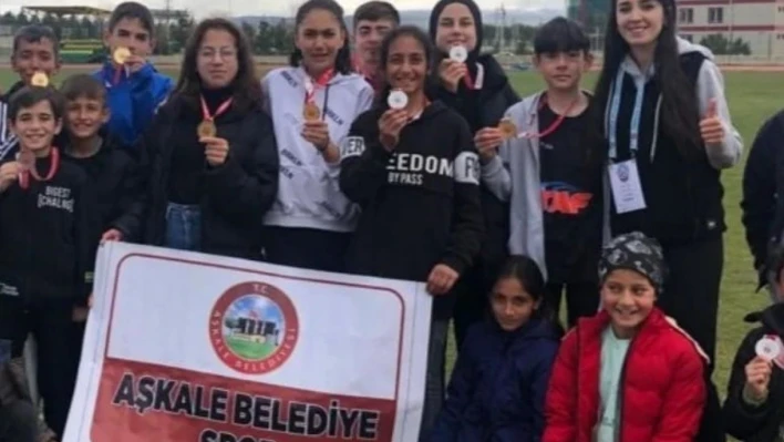 Aşkale Belediyespor'un atletizm başarısı gururlandırıyor