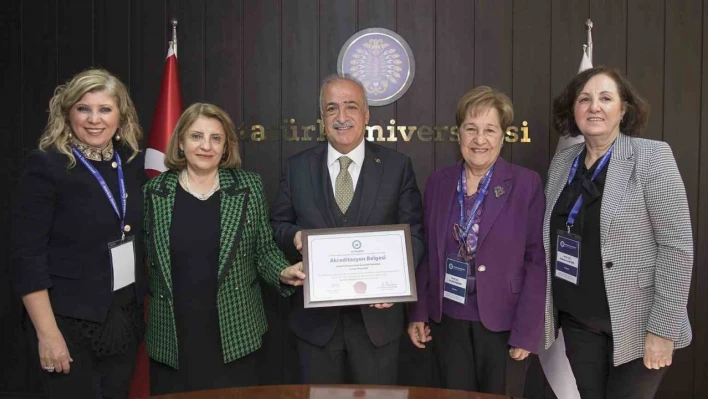 Atatürk Üniversitesi akreditasyonda tarih yazdı