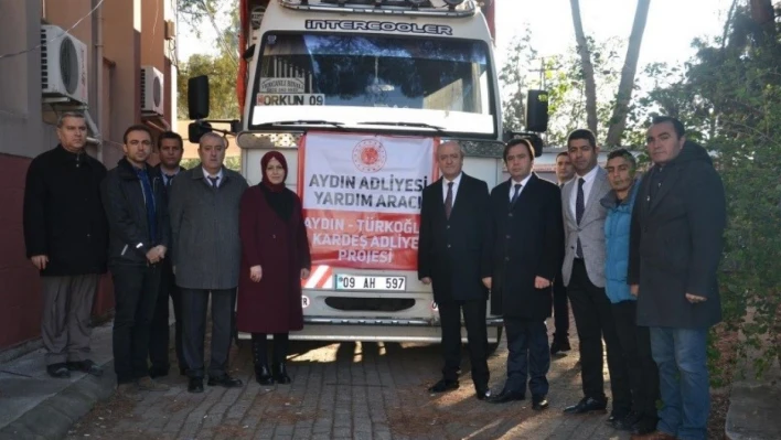 Aydın Adliyesi'nden deprem bölgesine yardım