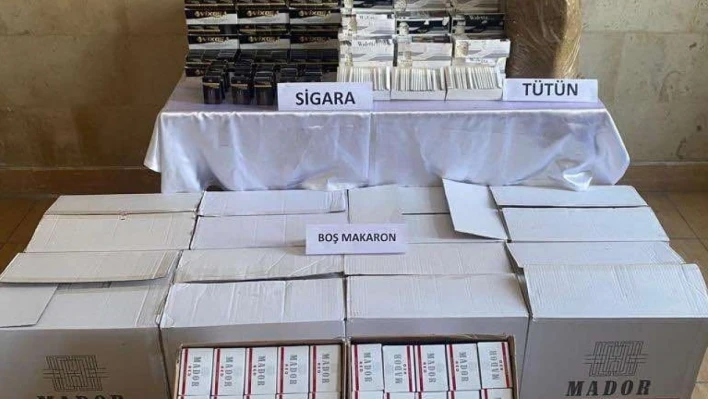 Aydın'da 30 bin adet kaçak sigara ele geçirildi