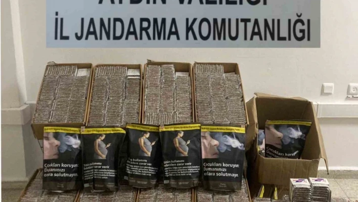 Aydın'da kaçak sigara operasyonu