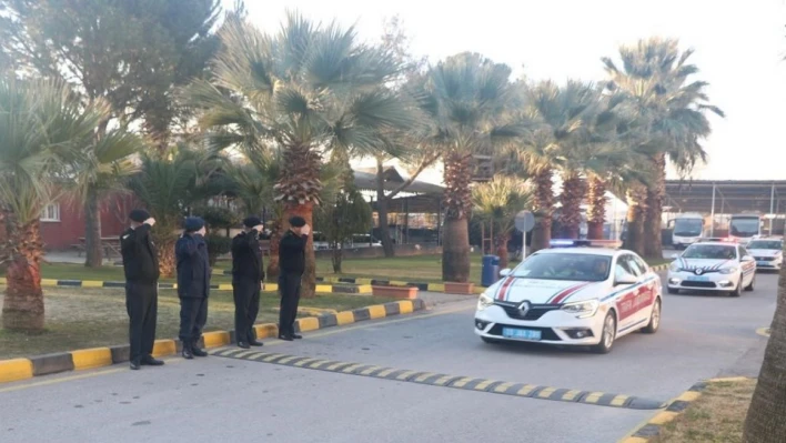 Aydın Jandarmasının 3 trafik timi Hatay'da görev yapacak