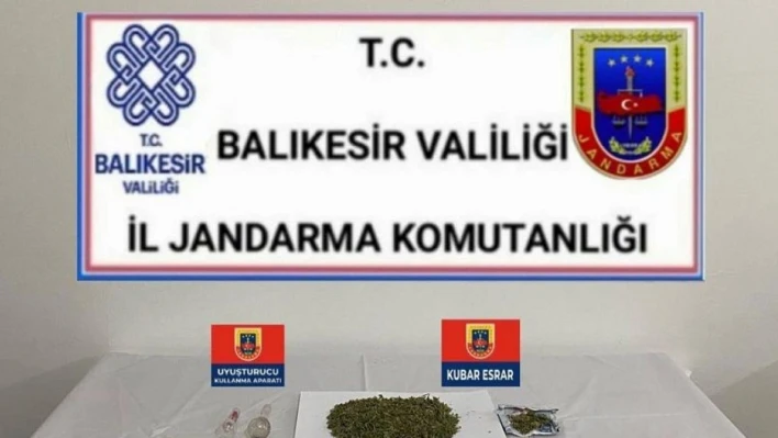 Balıkesir'de jandarmadan 35 şüpheliye gözaltı