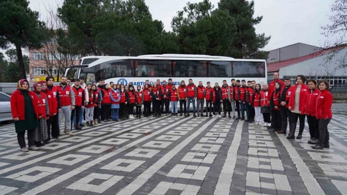 BARÜ'den 40 kişilik bir ekip daha afet bölgesine gitti