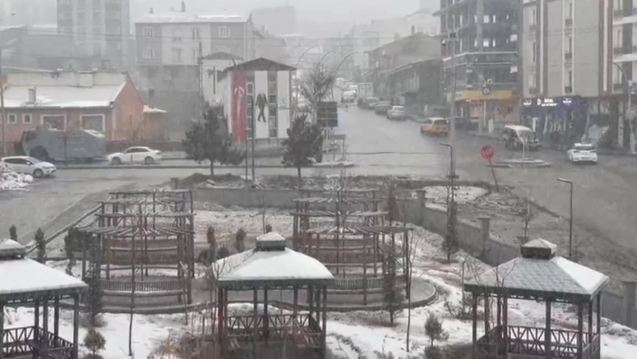 Başkale'de kar kalınlığı 20 santimetreye ulaştı