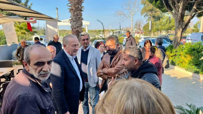 Başkan Atabay, Didim'deki depremzedeler ile görüştü